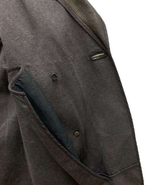 MARNI（マルニ）MARNI (マルニ) レザーＰコート ブラック サイズ:38の古着・服飾アイテム