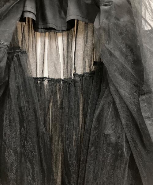 cygne（シーニュ）cygne (シーニュ) チュールスカート ブラック サイズ:OTの古着・服飾アイテム