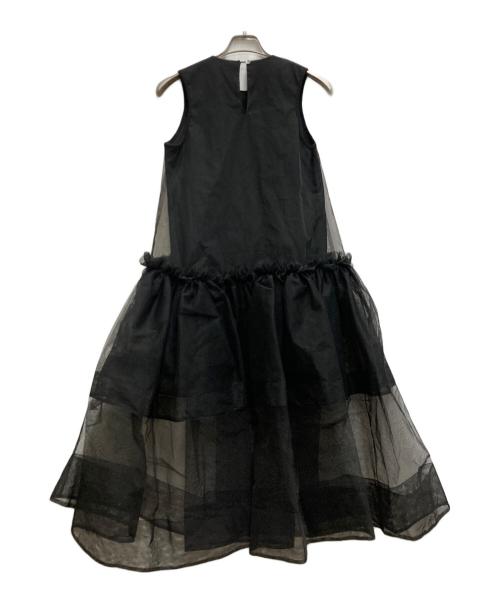 cygne（シーニュ）cygne (シーニュ) チュールワンピース Didier ブラックの古着・服飾アイテム