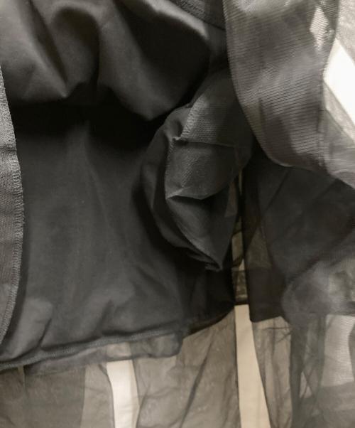 cygne（シーニュ）cygne (シーニュ) チュールワンピース Didier ブラックの古着・服飾アイテム