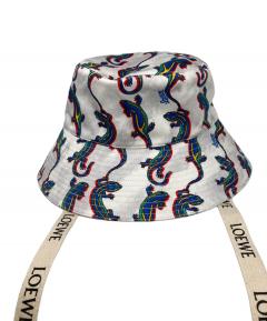 中古・古着通販】LOEWE (ロエベ) レザーハット ブラック サイズ:58