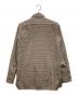 JIL SANDER (ジルサンダー) ウールチェック比翼シャツ ブラウン サイズ:32：15000円