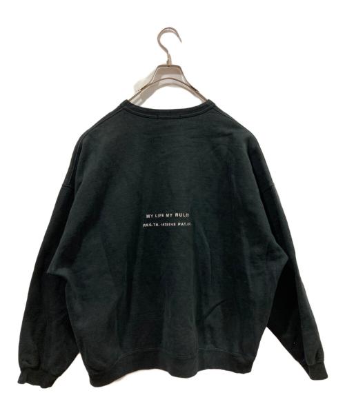 COOTIE PRODUCTIONS（クーティープロダクツ）COOTIE PRODUCTIONS (クーティープロダクツ) ロゴ刺繍スウェット ブラック サイズ:Mの古着・服飾アイテム