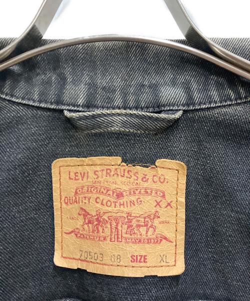 LEVI'S（リーバイス）LEVI'S (リーバイス) 90s 70503ブラックデニムジャケット ネイビー サイズ:XLの古着・服飾アイテム