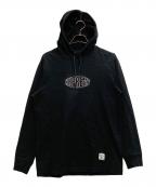SUPREMEシュプリーム）の古着「WARP HOODED L/S TOP」｜ブラック
