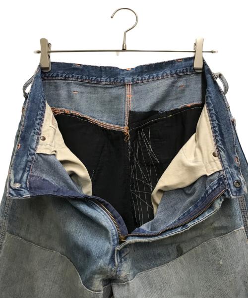 MONTGOMERY WARD（モンゴメリーワード）MONTGOMERY WARD (モンゴメリーワード) 60s-70sペインターパンツ インディゴ サイズ:不明の古着・服飾アイテム