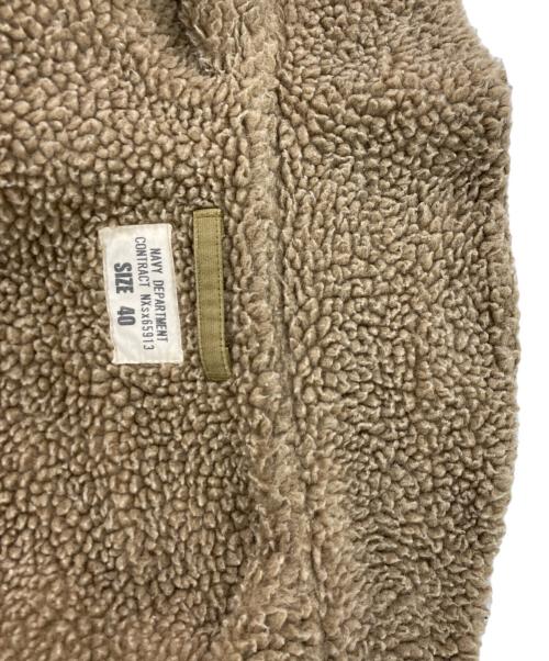 WAIPER.inc（ワイパーインク）WAIPER.inc (ワイパーインク) U.S.NAVY N-1 デッキジャケット ベージュ サイズ:40の古着・服飾アイテム