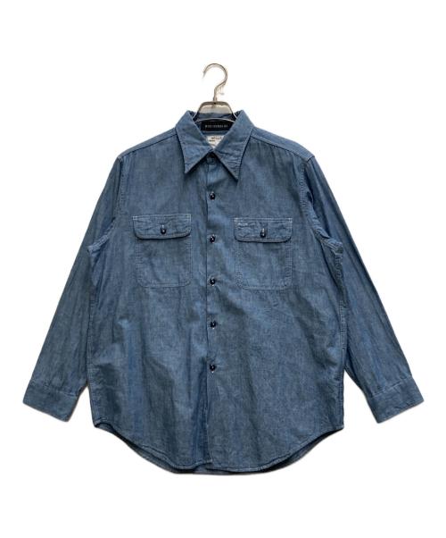 MADISON BLUE（マディソンブルー）MADISON BLUE (マディソンブルー) HAMPTON CHAMBRAY SHIRT インディゴ サイズ:01の古着・服飾アイテム