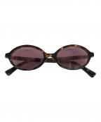 MIU MIUミュウミュウ）の古着「ミュウ リガード サングラス」｜ブラウン×ピンク