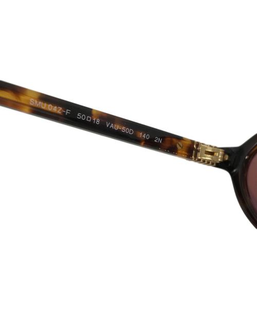 MIU MIU（ミュウミュウ）MIU MIU (ミュウミュウ) ミュウ リガード サングラス ブラウン×ピンク サイズ:50□18の古着・服飾アイテム