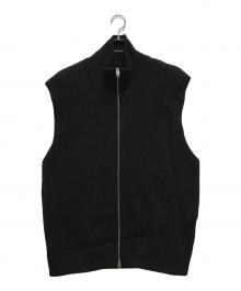 benine9（ビナイン）の古着「オーバーシルエット ドライバーズニットベスト」｜ブラック