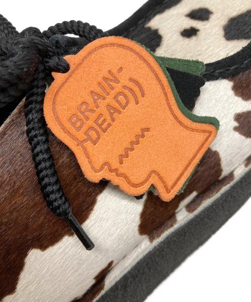 CLARKS（クラークス）CLARKS (クラークス) BRAIN DEAD (ブレインデッド) DESERT NOMAD - COW PRINT ホワイト サイズ:US 8 1/2の古着・服飾アイテム