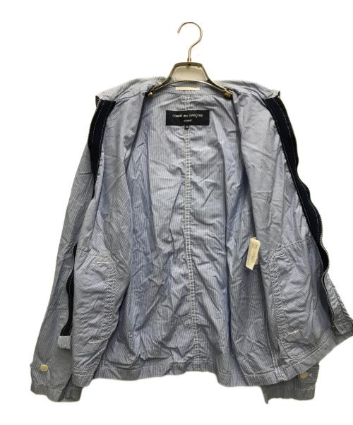 COMME des GARCONS HOMME（コムデギャルソン オム）COMME des GARCONS HOMME (コムデギャルソン オム) シャツジャケット ブルー サイズ:SSの古着・服飾アイテム