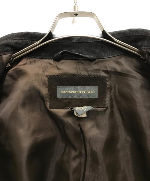 BANANA REPUBLIC（バナナリパブリック）BANANA REPUBLIC (バナナリパブリック) 00sスウェードジャケット ブラウン サイズ:Mの古着・服飾アイテム