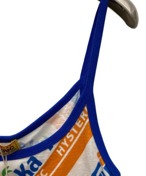 Hysteric Glamour（ヒステリックグラマー）Hysteric Glamour (ヒステリックグラマー) Funka キャミソール オレンジ×ブルー サイズ:Free 未使用品の古着・服飾アイテム