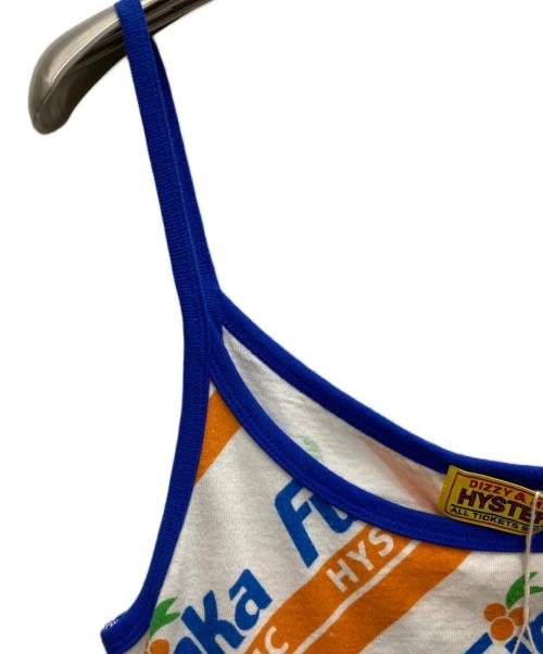 Hysteric Glamour（ヒステリックグラマー）Hysteric Glamour (ヒステリックグラマー) Funka キャミソール オレンジ×ブルー サイズ:Free 未使用品の古着・服飾アイテム