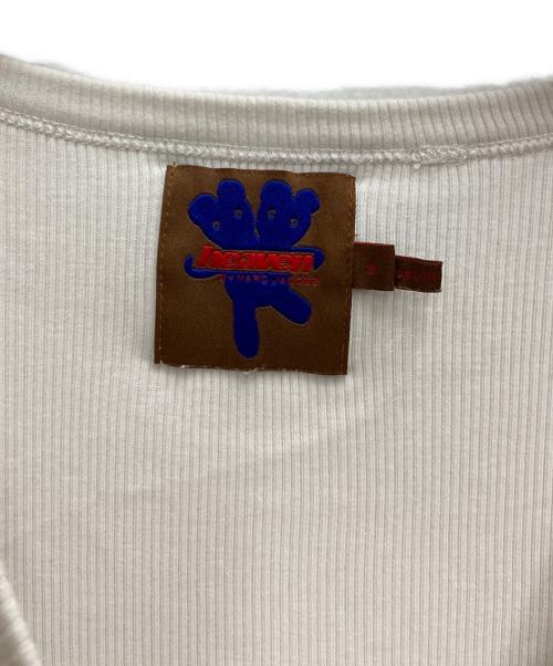 Heaven by Marc Jacobs（ヘブンバイマークジェイコブス）Heaven by Marc Jacobs (ヘブンバイマークジェイコブス) リブカットソー ホワイト サイズ:Sの古着・服飾アイテム