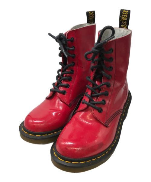 Dr.Martens（ドクターマーチン）Dr.Martens (ドクターマーチン) CLEMENCY レッド サイズ:UK4の古着・服飾アイテム