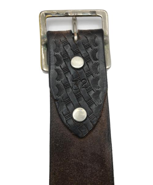 GLAD HAND（グラッドハンド）GLAD HAND (グラッドハンド) スタッズベルト ブラウン サイズ:32の古着・服飾アイテム