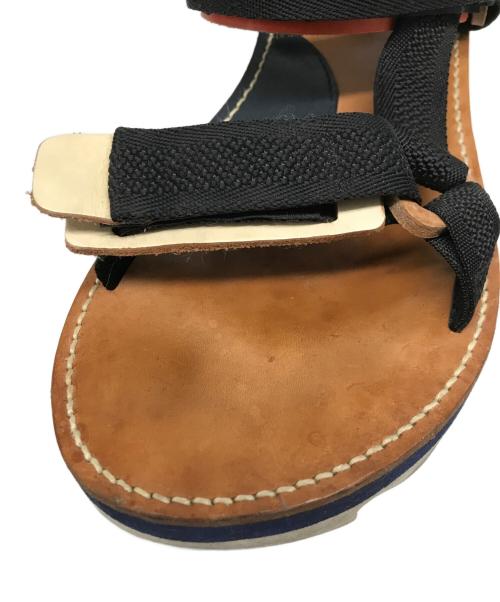 HENDER SCHEME（エンダースキーマ）Hender Scheme (エンダースキーマ) webb サンダル ブラック×ネイビー サイズ:5の古着・服飾アイテム