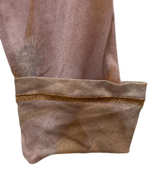 Y/PROJECT（ワイ プロジェクト）Y/project (ワイ プロジェクト) Purple Mesh Nostalgia Long Sleeve T-Shirt パープル×オレンジ サイズ:Ⅼの古着・服飾アイテム