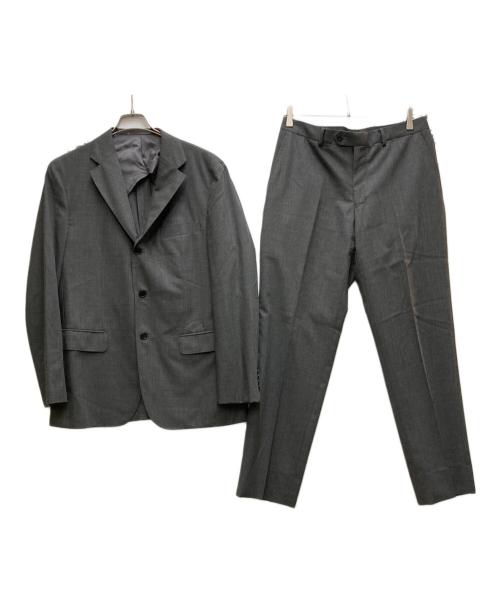 EDIFICE（エディフィス）EDIFICE (エディフィス) ロロピアーナ SUPER130S セットアップ グレー サイズ:48の古着・服飾アイテム