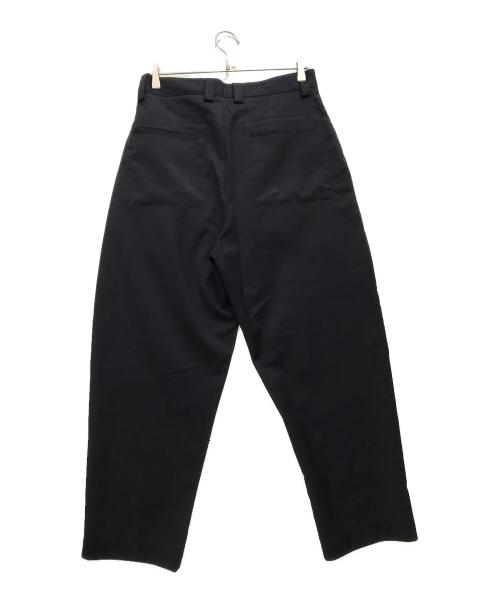 STUDIO NICHOLSON（スタジオ ニコルソン）STUDIO NICHOLSON (スタジオ ニコルソン) ウールタックバルーンパンツ ネイビー サイズ:Mの古着・服飾アイテム