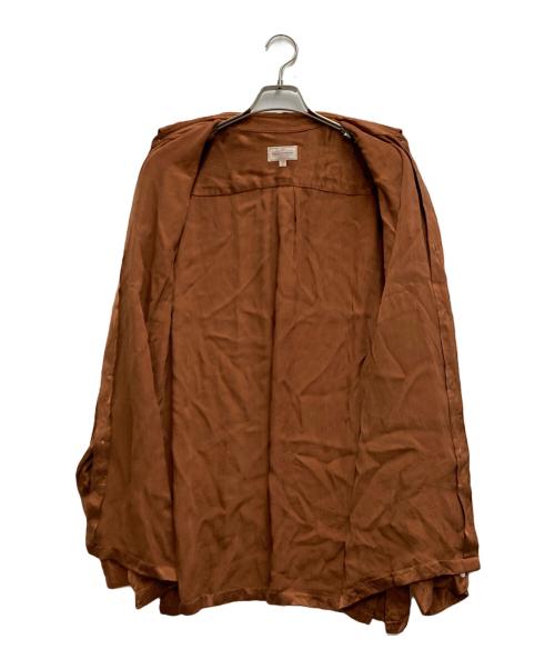 NEZU YOHINTEN（ネヅヨウヒンテン）NEZU YOHINTEN (ネヅヨウヒンテン) CUPRO MIDDLE AGE SHIRT オレンジ サイズ:3の古着・服飾アイテム
