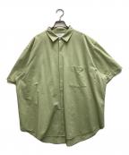 KANEMASAカネマサ）の古着「ROYAL OX DRESS JERSEY SHORT SLEEVE SHIRT」｜黄緑