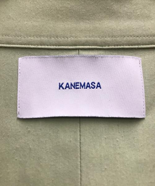 KANEMASA（カネマサ）KANEMASA (カネマサ) ROYAL OX DRESS JERSEY SHORT SLEEVE SHIRT 黄緑 サイズ:3の古着・服飾アイテム