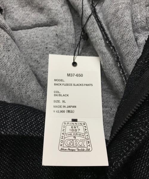 mocT（モクティ）mocT (モクティ) BACK FLEECE SLACKS PANTS ブラック サイズ:XLの古着・服飾アイテム