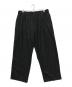 mocT（モクティ）の古着「BACK FLEECE SLACKS PANTS」｜ブラック