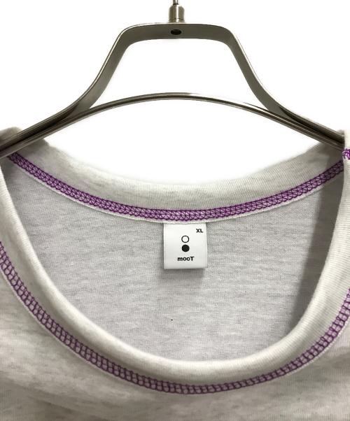 mocT（モクティ）mocT (モクティ) PLATING JERSEY CREW NECK L/S Big TEE グレー サイズ:XLの古着・服飾アイテム