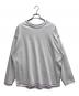 mocT（モクティ）の古着「PLATING JERSEY CREW NECK L/S Big TEE」｜グレー