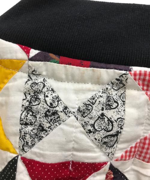 TAKAHIROMIYASHITA TheSoloIst.（タカヒロミヤシタ ザソロイスト）TAKAHIROMIYASHITA TheSoloIst. (タカヒロミヤシタ ザソロイスト) Vintage quilt flight jacket ホワイト×レッド サイズ:44の古着・服飾アイテム