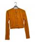 AURALEE（オーラリー）の古着「HARD TWIST COTTON GAUZE CARDIGAN」｜オレンジ