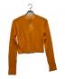 AURALEE (オーラリー) HARD TWIST COTTON GAUZE CARDIGAN オレンジ サイズ:1 未使用品：12000円