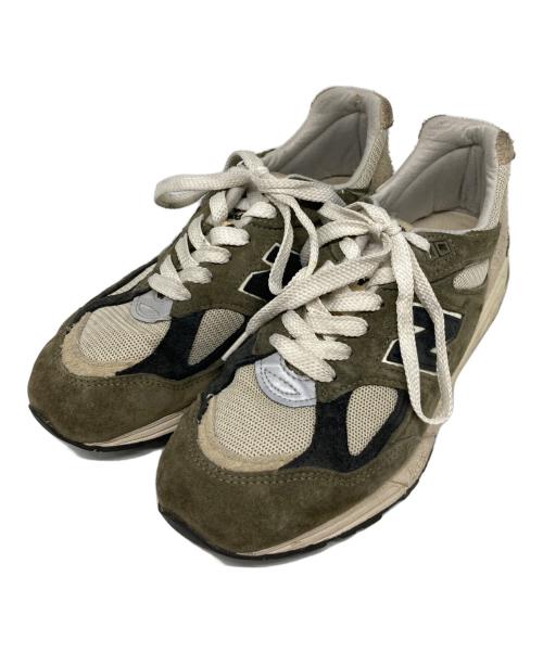 NEW BALANCE（ニューバランス）NEW BALANCE (ニューバランス) 990v2 グリーン サイズ:US 8 1/2の古着・服飾アイテム