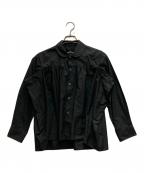 tricot COMME des GARCONSトリココムデギャルソン）の古着「tao 定番綿ブロードブラウス」｜ブラック