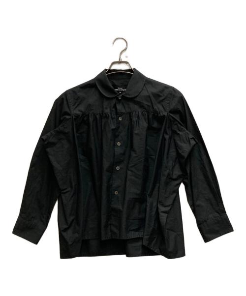 tricot COMME des GARCONS（トリココムデギャルソン）tricot COMME des GARCONS (トリココムデギャルソン) tao 定番綿ブロードブラウス ブラック サイズ:Ⅿの古着・服飾アイテム