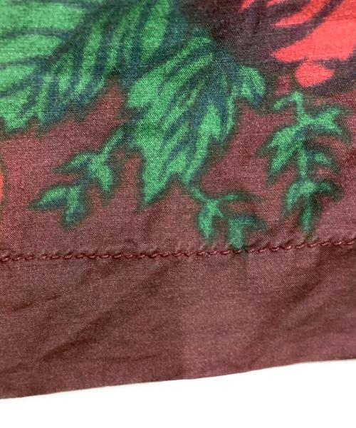 COMME des GARCONS GIRL（コムデギャルソンガール）COMME des GARCONS GIRL (コムデギャルソンガール) テンセル総柄リボンスカート ボルドー サイズ:XSの古着・服飾アイテム