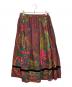 COMME des GARCONS GIRL (コムデギャルソンガール) テンセル総柄リボンスカート ボルドー サイズ:XS：16000円
