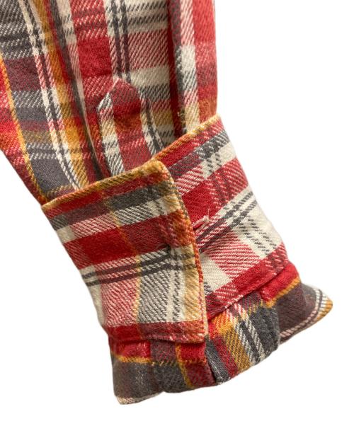 stussy（ステューシー）stussy (ステューシー) ネルシャツ レッド サイズ:Sの古着・服飾アイテム