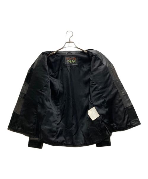 ORDEN DE CORTE（オールデン・デ・コルテ）ORDEN DE CORTE (オールデン・デ・コルテ) パッチワークレザージャケット ブラック サイズ:Ⅼの古着・服飾アイテム