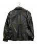 ORDEN DE CORTE (オールデン・デ・コルテ) パッチワークレザージャケット ブラック サイズ:Ⅼ：9000円