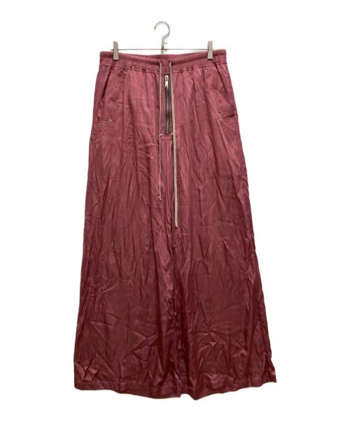 RICK OWENS（リックオウエンス）RICK OWENS (リックオウエンス) Wide Bela コットンポプリンパンツ THULIAN（ピンク） サイズ:44の古着・服飾アイテム