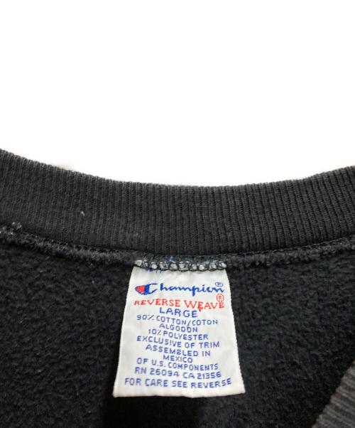 Champion（チャンピオン）Champion (チャンピオン) 90`Sロゴリバースウィーブ ブラック サイズ:Ⅼの古着・服飾アイテム