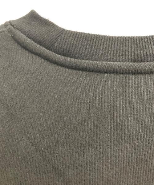SETINN（セットイン）SETINN (セットイン) ロゴ刺繍クルーネックスウェット ブラック サイズ:Ⅼの古着・服飾アイテム