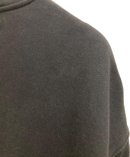 SETINN（セットイン）SETINN (セットイン) ロゴ刺繍クルーネックスウェット ブラック サイズ:Ⅼの古着・服飾アイテム