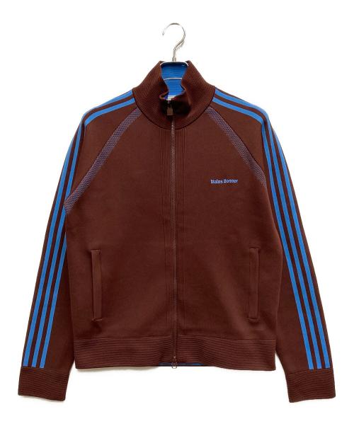 adidas（アディダス）adidas (アディダス) WALES BONNER (ウェールズボナー) Knit Track Top - Mystery Brown ブラウン サイズ:SIZE M(JPN L)の古着・服飾アイテム